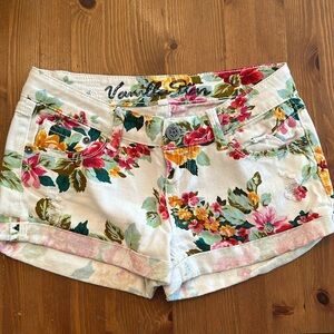 Floral print shorts